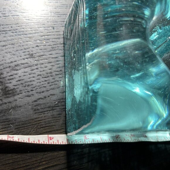 Tea Light Clear Blue Recycled Glass Votive Decor Home Heavyweight Paper - Picture 9 of 10